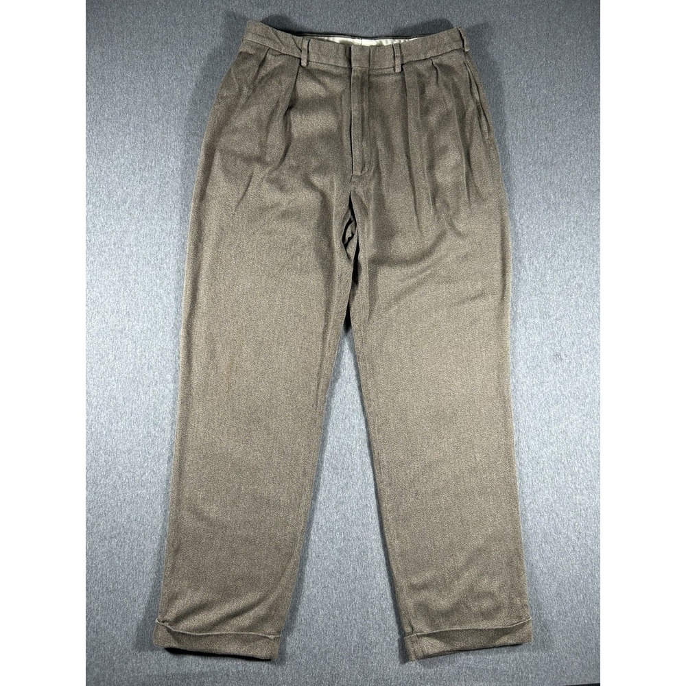 Vintage Polo Ralph Lauren100% Cotton Pleated ChinoTrousers 35x34